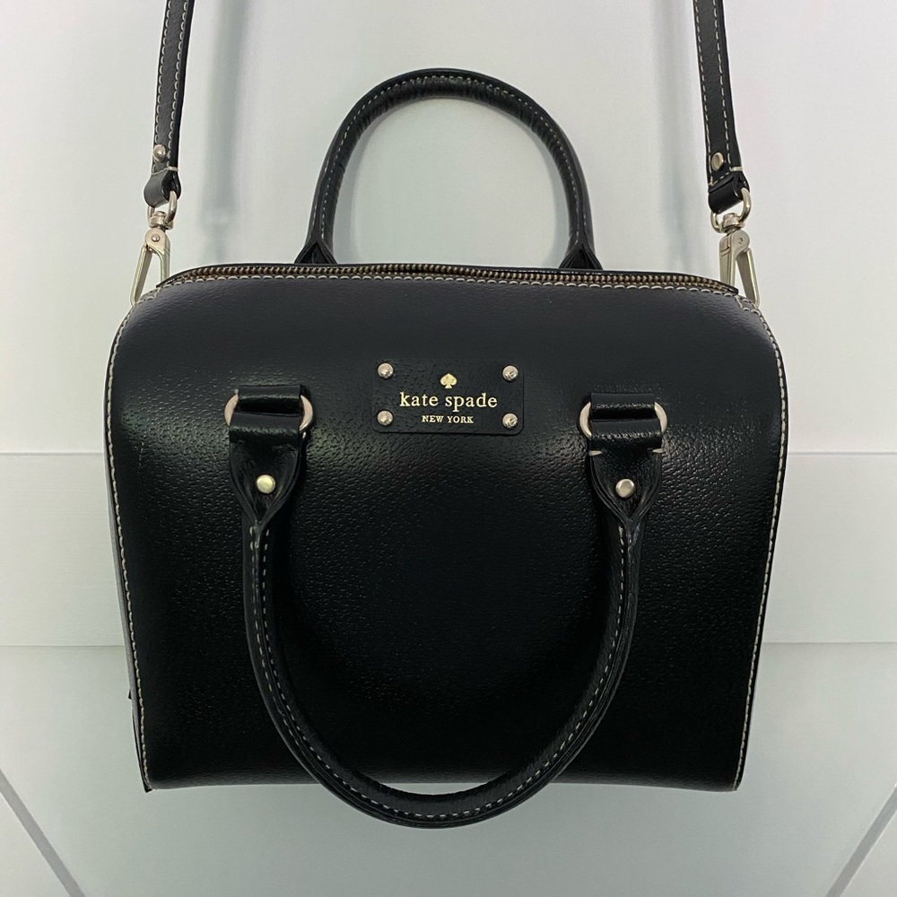 Kate Spade Wellesley Alessa Black Satchel Purse